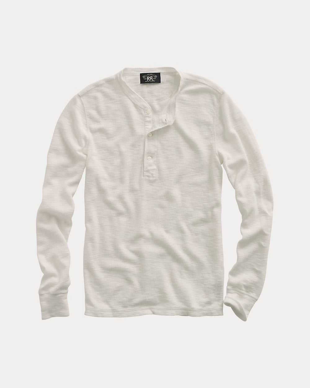 Ralph Lauren Waffle-Knit Henley Shirt
