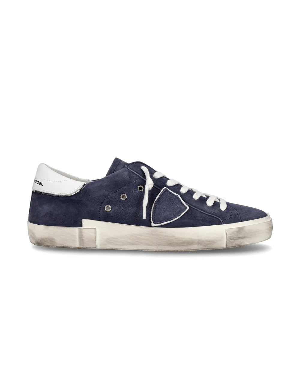 Phillpe Model Men’s low top Prsx tennis Sneakers, Blue